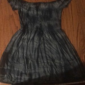 navy tied dye american eagle dress